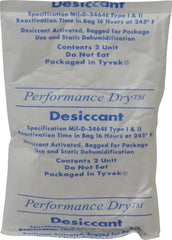 Made in USA - 2 Ounce Desiccant Packet - Silica Gel - Exact Tooling