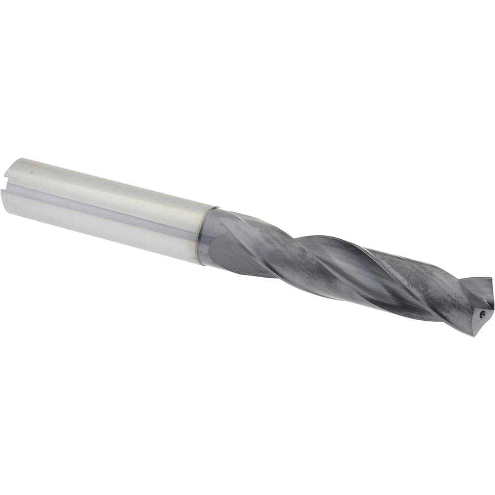 YG-1 - 11.5mm, Solid Carbide, 140° Point Angle, Spiral Type, Right Hand Screw Machine Length Drill Bit - Exact Tooling