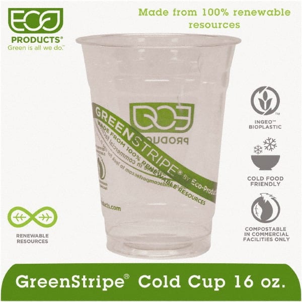 ECO PRODUCTS - Renewable & Compostable Cold Cups - 16 oz - Clear - Exact Tooling