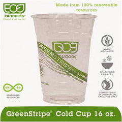 ECO PRODUCTS - Renewable & Compostable Cold Cups - 16 oz - Clear - Exact Tooling