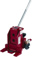 GKS - 5 Ton Capacity Toe Jack - 0.6" to 15-1/2" High, 5-1/2" Piston Stroke - Exact Tooling