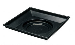 Made in USA - 24" Long x 24" Wide Oil Drain Pan - Polyethelyne - Exact Tooling