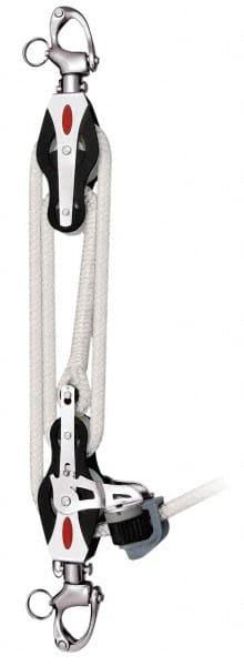 Ronstan - 830 Lb Lifting Capacity, 7-1/2' Lift Height, Block & Tackle Hoist - Made from Rope - Exact Tooling