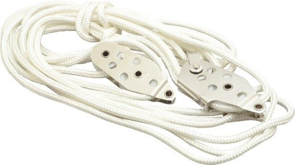 Ronstan - 660 Lb Lifting Capacity, 4-1/2' Lift Height, Block & Tackle Hoist - Made from Rope - Exact Tooling