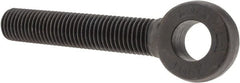 Gibraltar - 1-8, External Male Thread, Alloy Steel, Eye Hole Head, Rod End - Black Oxide Finish, 1" Shank Diam, 6" Hole Center to End, Grade 4140, 4-3/4" Thread Length - Exact Tooling