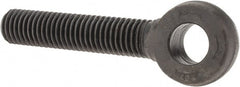 Gibraltar - 5/8-11, External Male Thread, Alloy Steel, Eye Hole Head, Rod End - Black Oxide Finish, 5/8" Shank Diam, 3-1/2" Hole Center to End, Grade 4140, 2-3/4" Thread Length - Exact Tooling