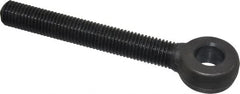Gibraltar - 3/4-10, External Male Thread, Alloy Steel, Eye Hole Head, Rod End - Black Oxide Finish, 3/4" Shank Diam, 6" Hole Center to End, Grade 4140, 5-1/8" Thread Length - Exact Tooling