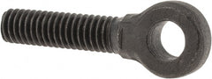 Gibraltar - 5/16-18, External Male Thread, Steel, Eye Hole Head, Rod End - Black Oxide Finish, 5/16" Shank Diam, 1-1/2" Hole Center to End, Grade C-1035 & C-1030, 19/32" Thread Length - Exact Tooling