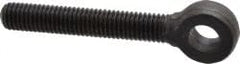 Gibraltar - 1/2-13, External Male Thread, Steel, Eye Hole Head, Rod End - Black Oxide Finish, 1/2" Shank Diam, 3-1/2" Hole Center to End, Grade C-1035 & C-1030, 31/32" Thread Length - Exact Tooling