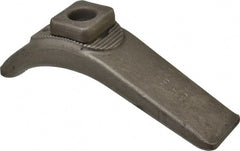 Gibraltar - 3/4" Stud, Carbon Steel, Plain Strap Clamp - 8" OAL x 2-1/8" Wide x 4" High, Plain Nose - Exact Tooling