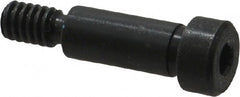 Gibraltar - 5/16" Shoulder Diam x 3/4" Shoulder Length, 1/4-20 UNC, Hex Socket Shoulder Screw - 1137 Steel, Black Oxide Finish, 7/32" Head Height x 7/16" Head Diam - Exact Tooling