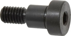 Gibraltar - 1/2" Shoulder Diam x 1/2" Shoulder Length, 3/8-16 UNC, Hex Socket Shoulder Screw - 1137 Steel, Black Oxide Finish, 5/16" Head Height x 3/4" Head Diam - Exact Tooling