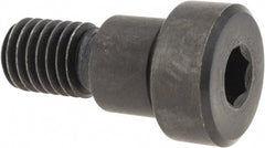 Gibraltar - 5/8" Shoulder Diam x 1/2" Shoulder Length, 1/2-13 UNC, Hex Socket Shoulder Screw - 1137 Steel, Black Oxide Finish, 3/8" Head Height x 7/8" Head Diam - Exact Tooling