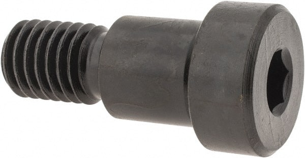 Gibraltar - 5/8" Shoulder Diam x 5/8" Shoulder Length, 1/2-13 UNC, Hex Socket Shoulder Screw - 1137 Steel, Black Oxide Finish, 3/8" Head Height x 7/8" Head Diam - Exact Tooling