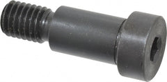 Gibraltar - 5/8" Shoulder Diam x 1" Shoulder Length, 1/2-13 UNC, Hex Socket Shoulder Screw - 1137 Steel, Black Oxide Finish, 3/8" Head Height x 7/8" Head Diam - Exact Tooling