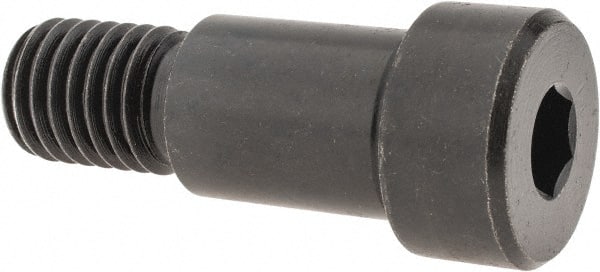 Gibraltar - 3/4" Shoulder Diam x 1" Shoulder Length, 5/8-11 UNC, Hex Socket Shoulder Screw - 1137 Steel, Black Oxide Finish, 1/2" Head Height x 1" Head Diam - Exact Tooling