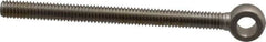 Gibraltar - 5/16-18, External Male Thread, Stainless Steel, Eye Hole Head, Rod End - Uncoated, 5/16" Shank Diam, 4" Hole Center to End, Grade 304, 3-1/2" Thread Length - Exact Tooling
