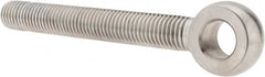 Gibraltar - 3/4-10, External Male Thread, Stainless Steel, Eye Hole Head, Rod End - Uncoated, 3/4" Shank Diam, 6" Hole Center to End, Grade 304, 5-1/8" Thread Length - Exact Tooling