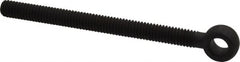 Gibraltar - 5/16-18, External Male Thread, Alloy Steel, Eye Hole Head, Rod End - Black Oxide Finish, 5/16" Shank Diam, 4" Hole Center to End, 3-1/2" Thread Length - Exact Tooling