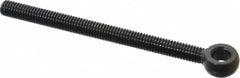 Gibraltar - 3/8-16, External Male Thread, Alloy Steel, Eye Hole Head, Rod End - Black Oxide Finish, 3/8" Shank Diam, 5" Hole Center to End, 4-1/2" Thread Length - Exact Tooling