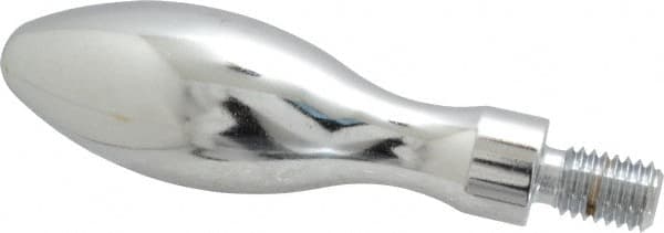 Gibraltar - 1/2-13 Threaded Stem, Fixed Handwheel & Machine Handle - Carbon Steel Bulb Shape Handle, 13/16" Long Carbon Steel Stem, 3-3/4" Handle Length, 4-9/16" OAL - Exact Tooling