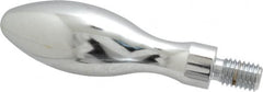Gibraltar - 1/2-13 Threaded Stem, Fixed Handwheel & Machine Handle - Carbon Steel Bulb Shape Handle, 13/16" Long Carbon Steel Stem, 3-3/4" Handle Length, 4-9/16" OAL - Exact Tooling