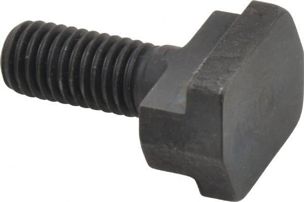 Gibraltar - 1/2-13, 1" Thread Length, 1/2" Slot Width, Black Oxide, Steel T Slot Bolt - 1-1/2" Length Under Head, Grade 5, 7/8" Head Width x 11/32" Head Height - Exact Tooling