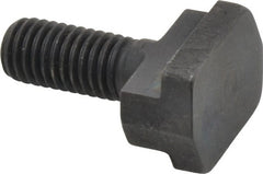 Gibraltar - 1/2-13, 1" Thread Length, 1/2" Slot Width, Black Oxide, Steel T Slot Bolt - 1-1/2" Length Under Head, Grade 5, 7/8" Head Width x 11/32" Head Height - Exact Tooling