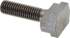 Gibraltar - 1/2-13, 1-1/2" Thread Length, 1/2" Slot Width, Black Oxide, Steel T Slot Bolt - 2" Length Under Head, Grade 5, 7/8" Head Width x 11/32" Head Height - Exact Tooling