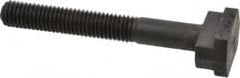 Gibraltar - 1/2-13, 2-1/2" Thread Length, 1/2" Slot Width, Black Oxide, Steel T Slot Bolt - 4" Length Under Head, Grade 5, 7/8" Head Width x 11/32" Head Height - Exact Tooling