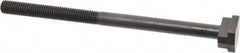 Gibraltar - 1/2-13, 3-1/2" Thread Length, 1/2" Slot Width, Black Oxide, Steel T Slot Bolt - 8" Length Under Head, Grade 5, 7/8" Head Width x 11/32" Head Height - Exact Tooling