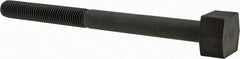 Gibraltar - 5/8-11, 3-1/2" Thread Length, 5/8" Slot Width, Black Oxide, Steel T Slot Bolt - 8" Length Under Head, Grade 5, 1-1/8" Head Width x 11/32" Head Height - Exact Tooling