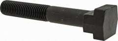 Gibraltar - 3/4-10, 2-1/2" Thread Length, 3/4" Slot Width, Black Oxide, Steel T Slot Bolt - 5" Length Under Head, Grade 5, 1-1/4" Head Width x 15/32" Head Height - Exact Tooling