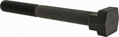 Gibraltar - 3/4-10, 3" Thread Length, 3/4" Slot Width, Black Oxide, Steel T Slot Bolt - 7" Length Under Head, Grade 5, 1-1/4" Head Width x 15/32" Head Height - Exact Tooling