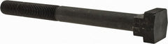 Gibraltar - 3/4-10, 3-1/2" Thread Length, 3/4" Slot Width, Black Oxide, Steel T Slot Bolt - 8" Length Under Head, Grade 5, 1-1/4" Head Width x 15/32" Head Height - Exact Tooling