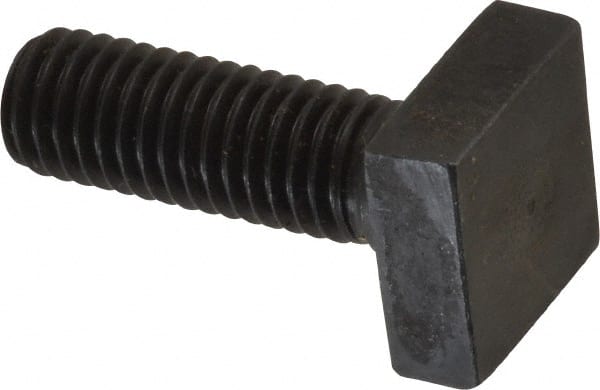 Gibraltar - 1/2-13 Thread, 1-1/4" Thread Length, 1-1/2" Length Under Head, Steel T Bolt - 7/8" Head Width x 5/16" Head Height, Grade 5 - Exact Tooling
