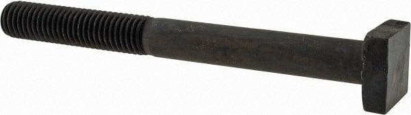 Gibraltar - 1/2-13 Thread, 2" Thread Length, 5" Length Under Head, Steel T Bolt - 7/8" Head Width x 5/16" Head Height, Grade 5 - Exact Tooling