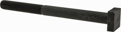 Gibraltar - 1/2-13 Thread, 2-1/2" Thread Length, 6" Length Under Head, Steel T Bolt - 7/8" Head Width x 5/16" Head Height, Grade 5 - Exact Tooling