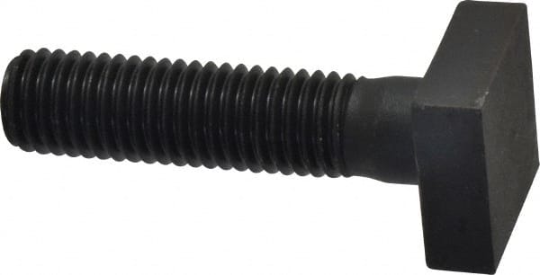 Gibraltar - 5/8-11 Thread, 2" Thread Length, 2-1/2" Length Under Head, Steel T Bolt - 1-1/8" Head Width x 13/32" Head Height, Grade 5 - Exact Tooling