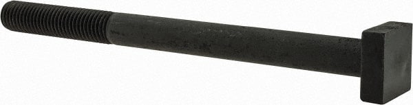 Gibraltar - 5/8-11 Thread, 2-1/2" Thread Length, 8" Length Under Head, Steel T Bolt - 1-1/8" Head Width x 13/32" Head Height, Grade 5 - Exact Tooling