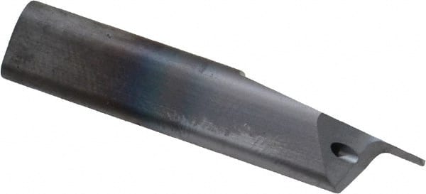 HORN - 0.062" Groove Width, 0.315" Min Hole Diam, 0.591" Max Hole Depth, Face Grooving Tool - 0.118" Projection, 1.378" OAL, 0.006" Radius, Solid Carbide, TiN Finish - Exact Tooling