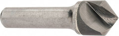 Hertel - 3/4" Head Diam, 1/2" Shank Diam, 1 Flute 100° Solid Carbide Countersink - Exact Tooling