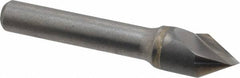Hertel - 1/2" Head Diam, 3/8" Shank Diam, 1 Flute 60° Solid Carbide Countersink - Exact Tooling