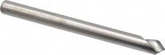 Hertel - 1/8" Head Diam, 1/8" Shank Diam, 1 Flute 82° Solid Carbide Countersink - Exact Tooling