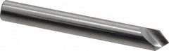 Hertel - 1/4" Head Diam, 1/4" Shank Diam, 1 Flute 82° Solid Carbide Countersink - Exact Tooling
