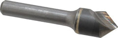 Hertel - 5/8" Head Diam, 3/8" Shank Diam, 1 Flute 82° Solid Carbide Countersink - Bright Finish, 2-5/8" OAL, Single End, Straight Shank, Right Hand Cut - Exact Tooling
