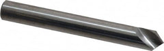 Hertel - 1/4" Head Diam, 1/4" Shank Diam, 1 Flute 90° Solid Carbide Countersink - Exact Tooling