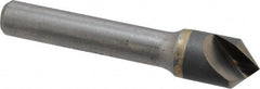 Hertel - 1/2" Head Diam, 3/8" Shank Diam, 1 Flute 90° Solid Carbide Countersink - Exact Tooling