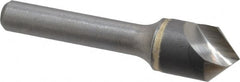 Hertel - 5/8" Head Diam, 3/8" Shank Diam, 1 Flute 90° Solid Carbide Countersink - Exact Tooling