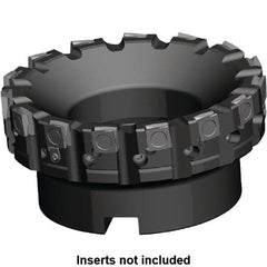 Kennametal - 2" Cut Diam, 3/4" Arbor Hole Diam, Indexable Square-Shoulder Face Mill - Exact Tooling